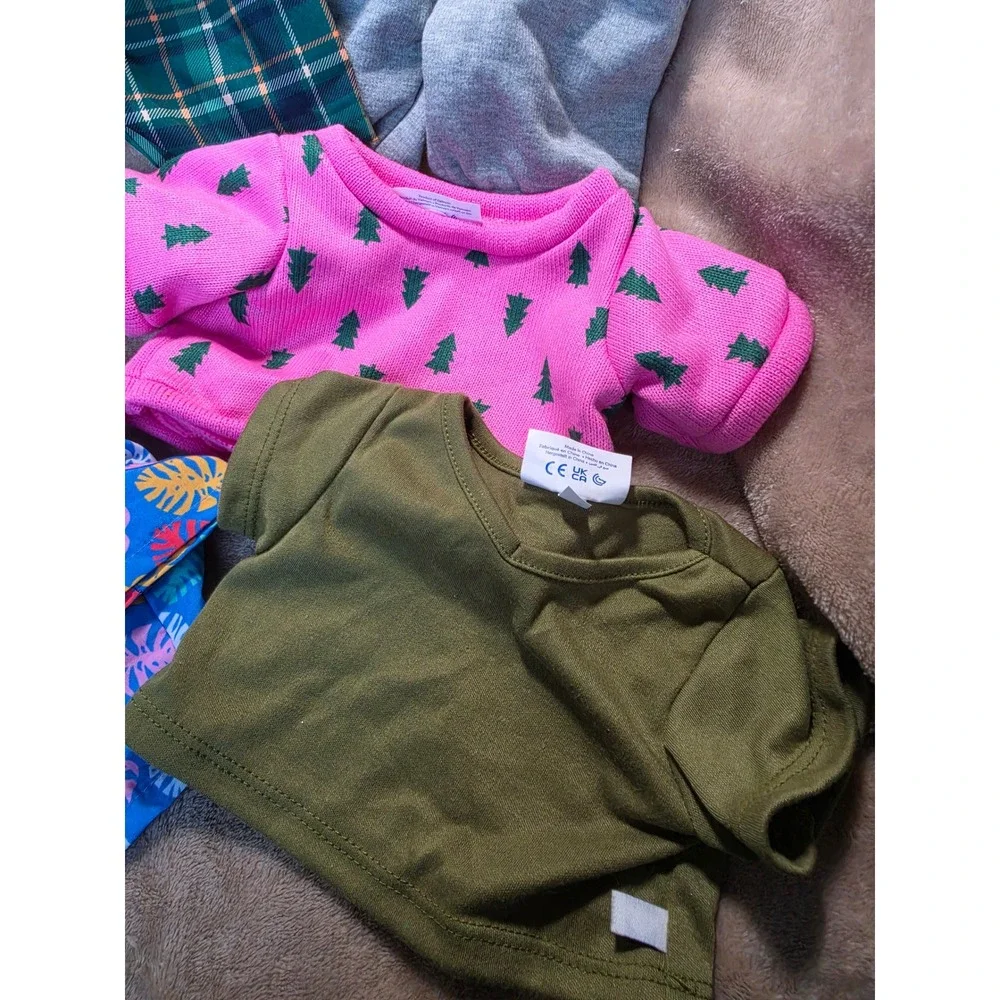 Build-A-Bear Workshop Clothing Accessory Lot Outfits Shirts Shorts Tutu Hat